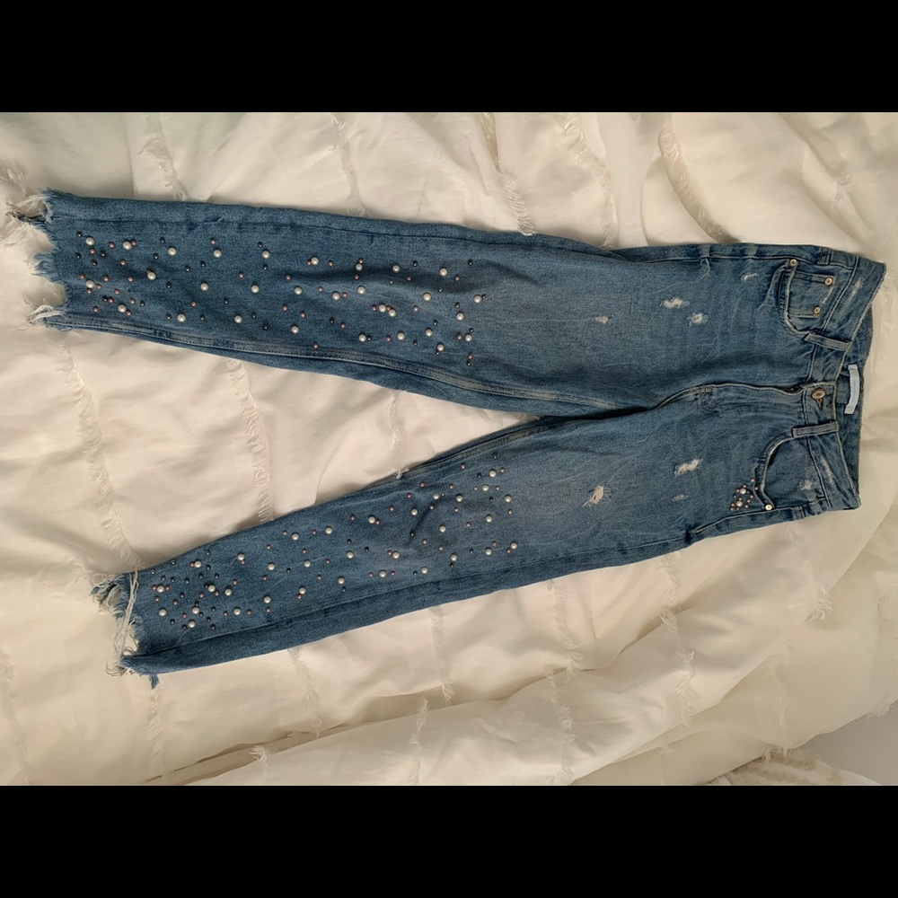 Denim Pearl Jeans
